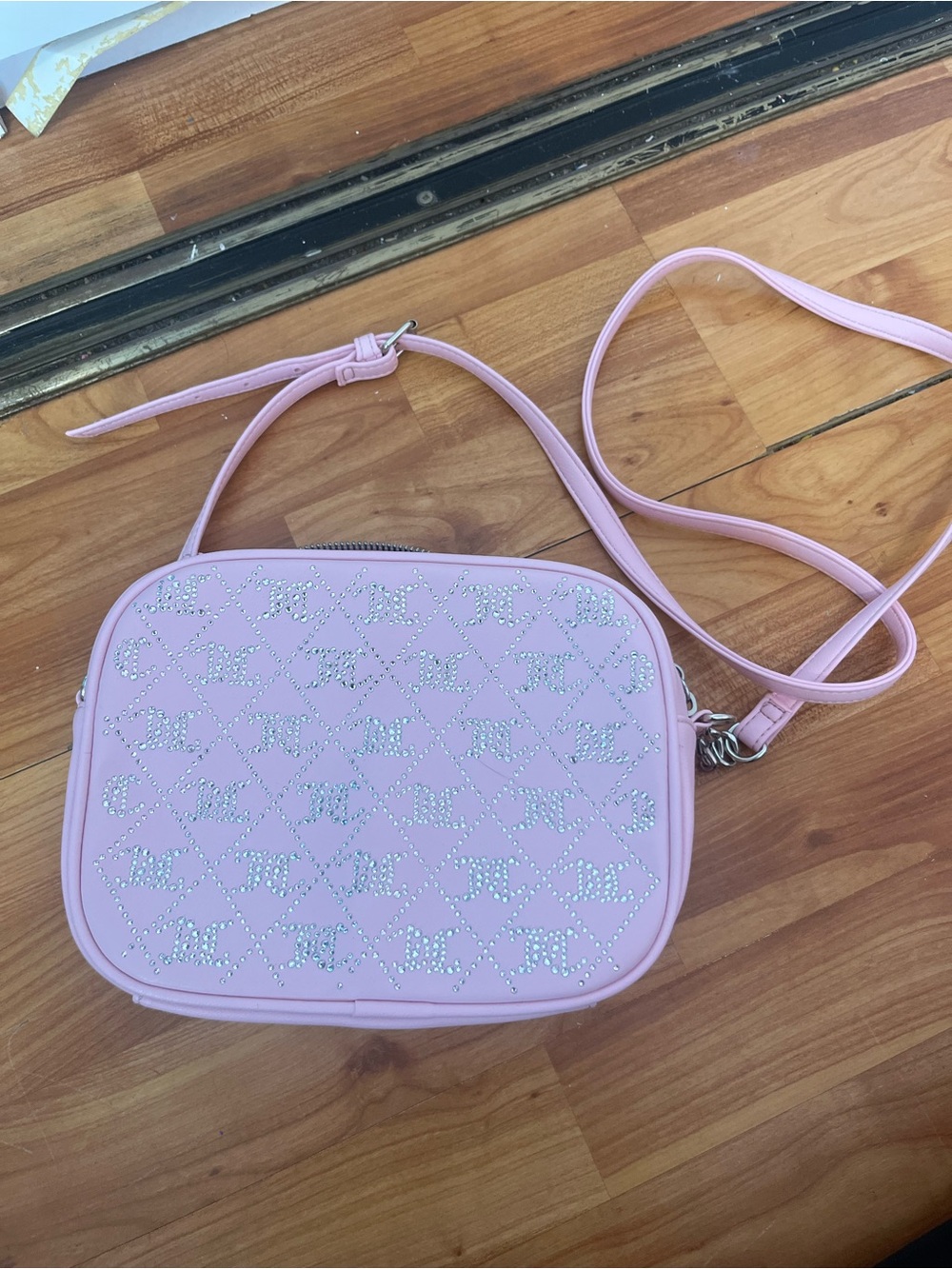 Juicy couture crystal crush camera crossbody bag